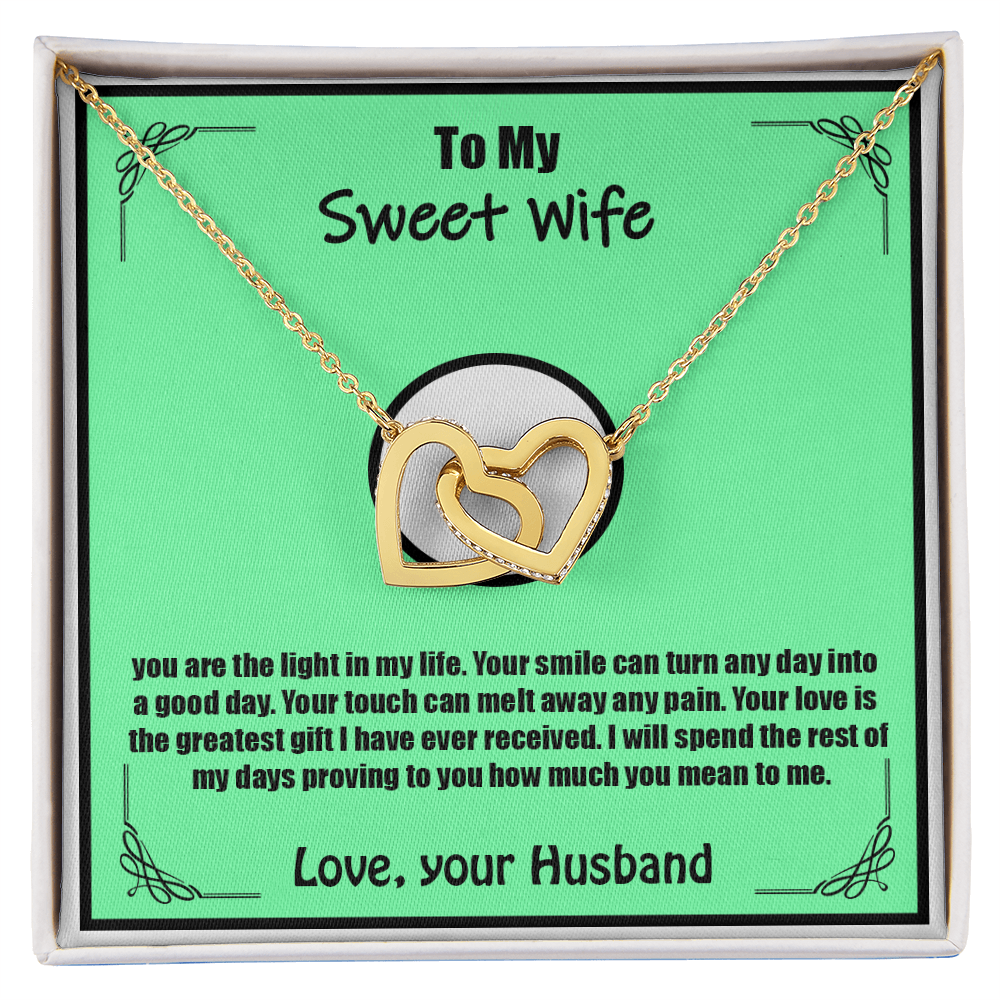 To My Sweet Wife – You Are My Greatest Gift – Romantic and Emotional Message Card from Husband Celebrating the Love of His Life