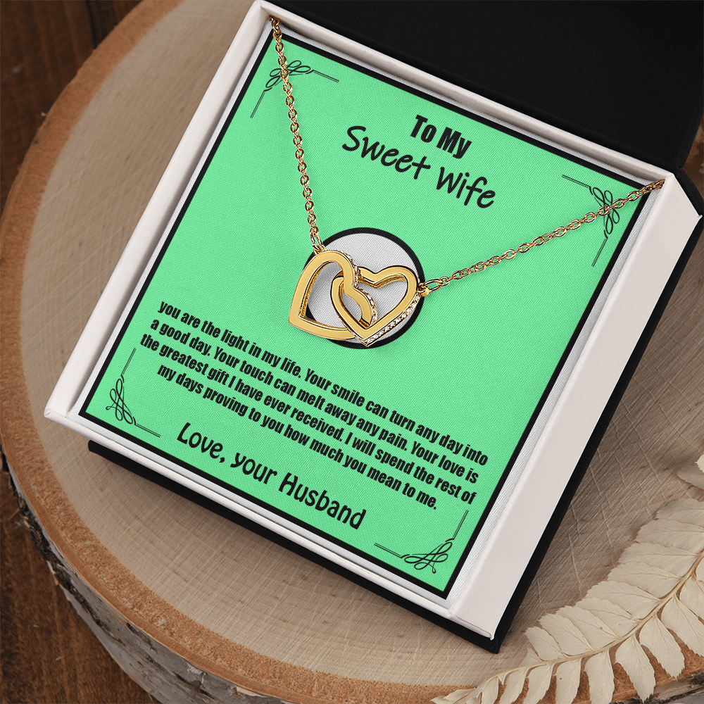 To My Sweet Wife – You Are My Greatest Gift – Romantic and Emotional Message Card from Husband Celebrating the Love of His Life