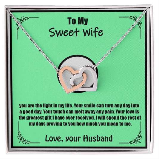 To My Sweet Wife – You Are My Greatest Gift – Romantic and Emotional Message Card from Husband Celebrating the Love of His Life