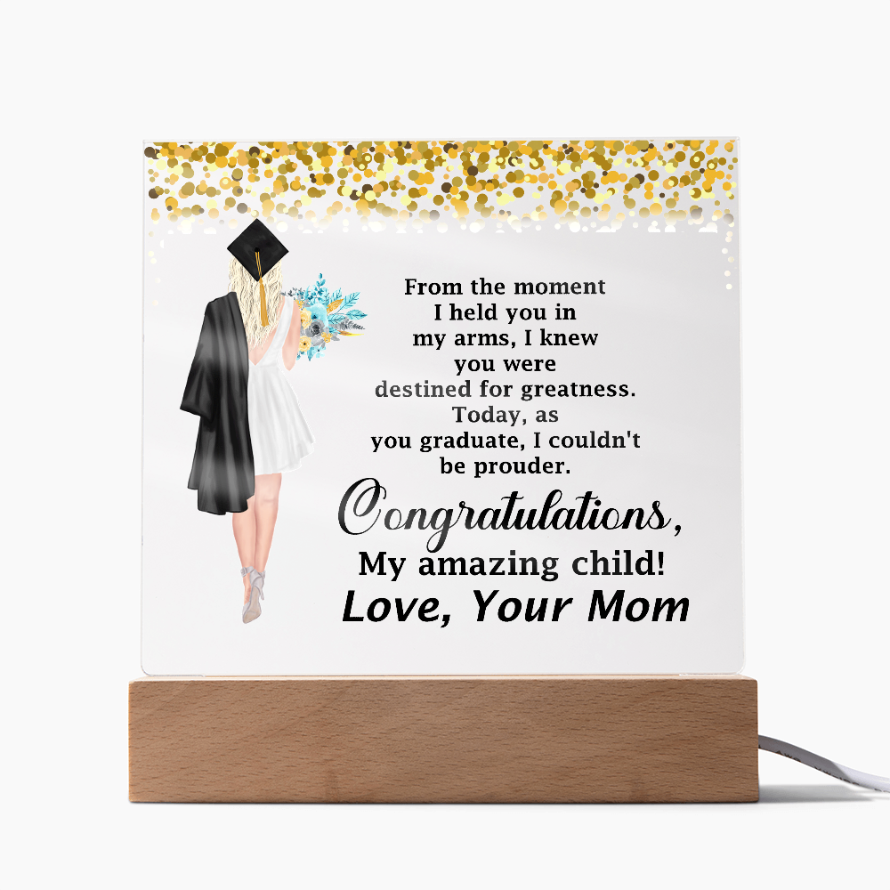 Celebrate Graduation in Style - Amazing Printed Acrylic Plaque Gift for Grads