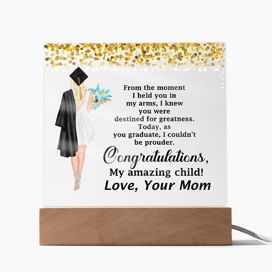Celebrate Graduation in Style - Amazing Printed Acrylic Plaque Gift for Grads