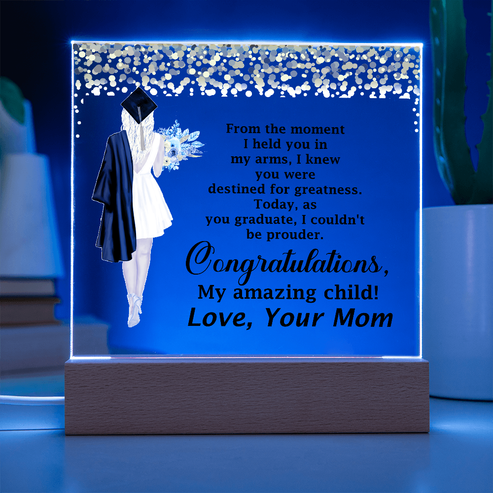 Celebrate Graduation in Style - Amazing Printed Acrylic Plaque Gift for Grads
