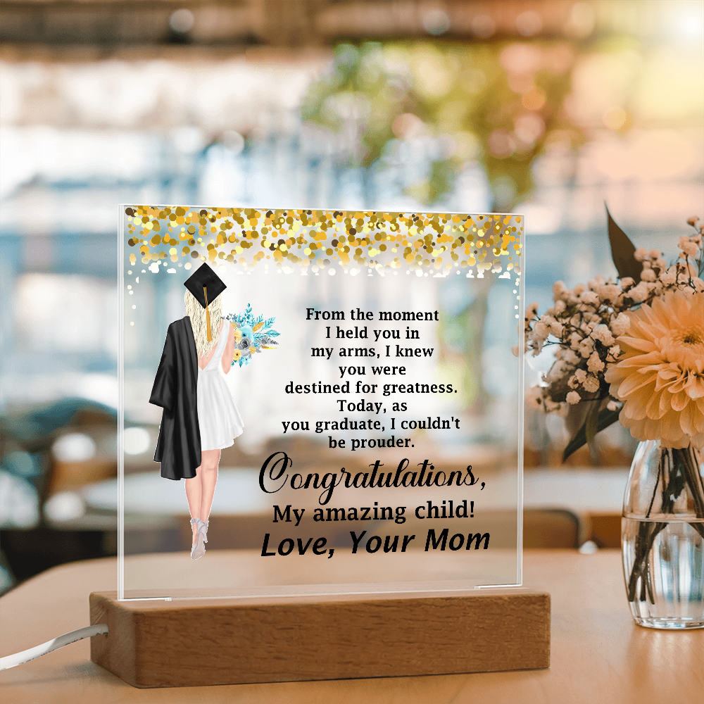 Celebrate Graduation in Style - Amazing Printed Acrylic Plaque Gift for Grads