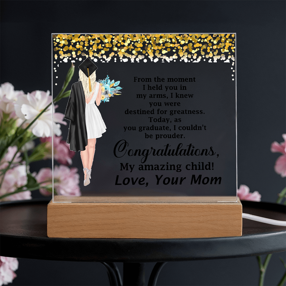 Celebrate Graduation in Style - Amazing Printed Acrylic Plaque Gift for Grads
