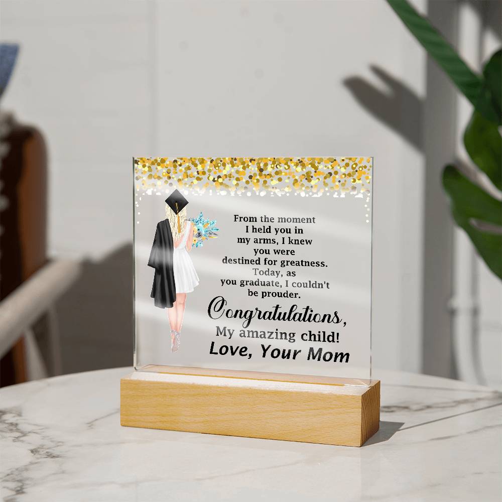Celebrate Graduation in Style - Amazing Printed Acrylic Plaque Gift for Grads