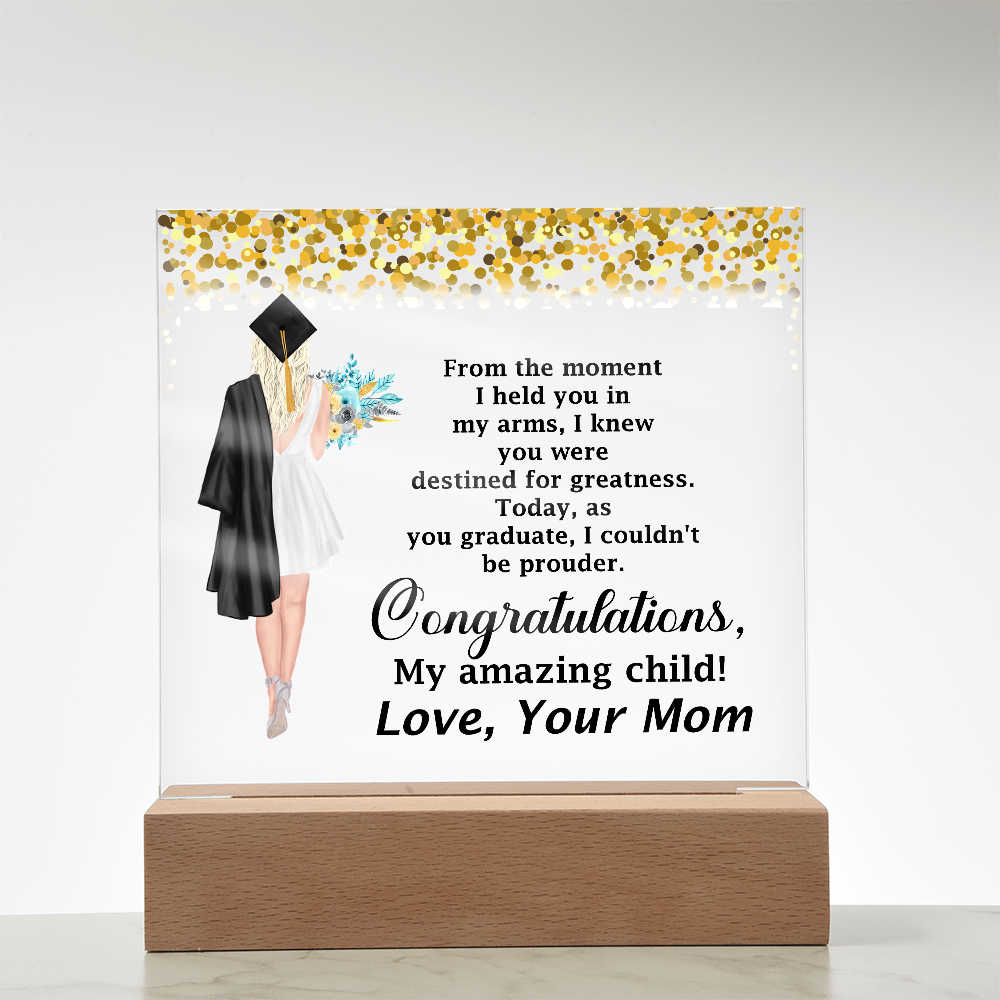 Celebrate Graduation in Style - Amazing Printed Acrylic Plaque Gift for Grads