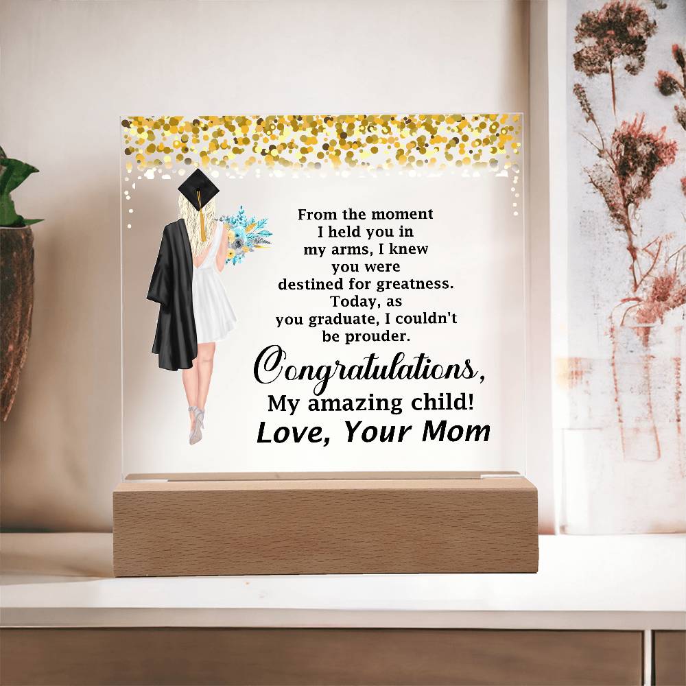 Celebrate Graduation in Style - Amazing Printed Acrylic Plaque Gift for Grads