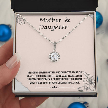 Mother & Daughter Necklace - Meaningful Gift for Mom, Jewelry for Mother’s Day, Birthday, or Christmas from Daughter