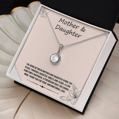 Mother & Daughter Necklace - Meaningful Gift for Mom, Jewelry for Mother’s Day, Birthday, or Christmas from Daughter