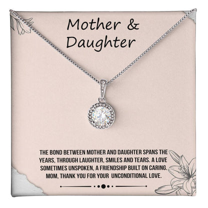 Mother & Daughter Necklace - Meaningful Gift for Mom, Jewelry for Mother’s Day, Birthday, or Christmas from Daughter