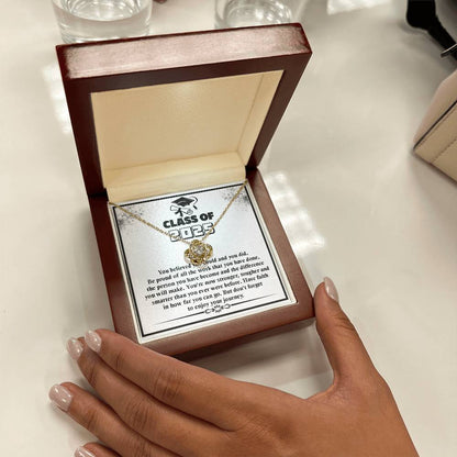 Meaningful Graduation Gift -Love Knot Necklace -Graduation Day Inspiration Gift for Him or Her