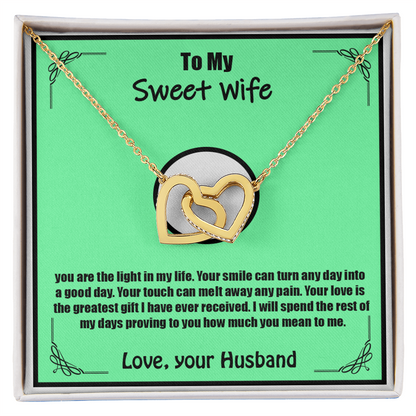 To My Sweet Wife – You Are My Greatest Gift – Romantic and Emotional Message Card from Husband Celebrating the Love of His Life