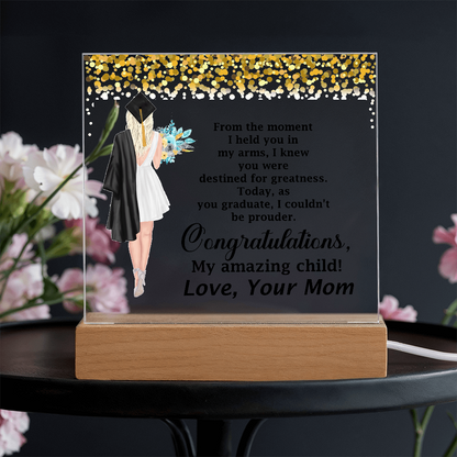 Celebrate Graduation in Style - Amazing Printed Acrylic Plaque Gift for Grads