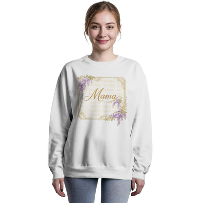 Mama Wisteria Sweatshirt, Regency Inspired Mama Crewneck, Mother's Day Sweatshirt