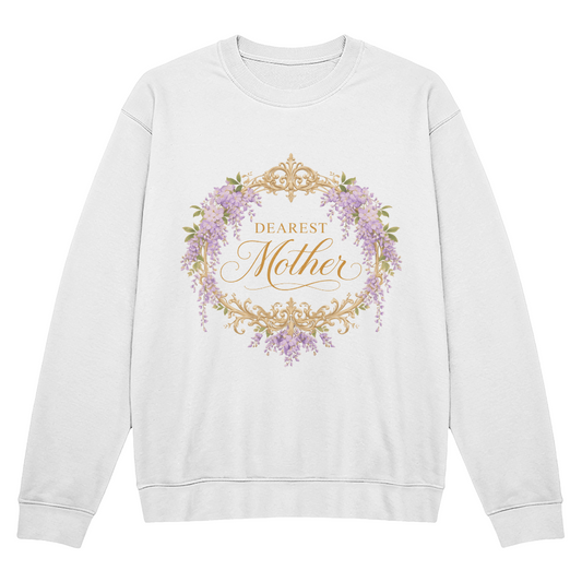 Dearest Mother Sweatshirt, Wisteria Mother's Day Crewneck, Regency Inspired Gift for Mom