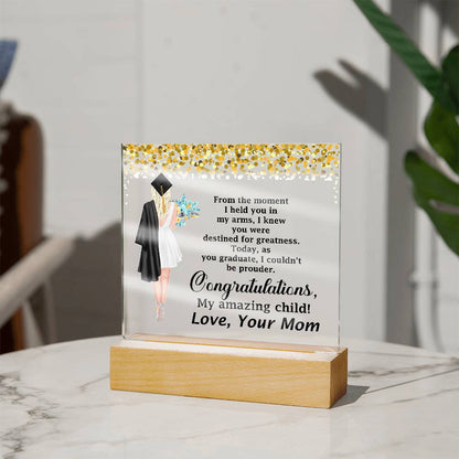 Celebrate Graduation in Style - Amazing Printed Acrylic Plaque Gift for Grads