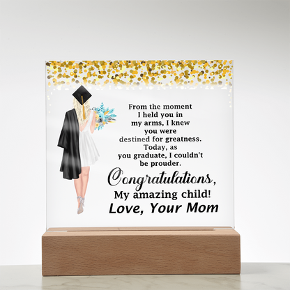 Celebrate Graduation in Style - Amazing Printed Acrylic Plaque Gift for Grads