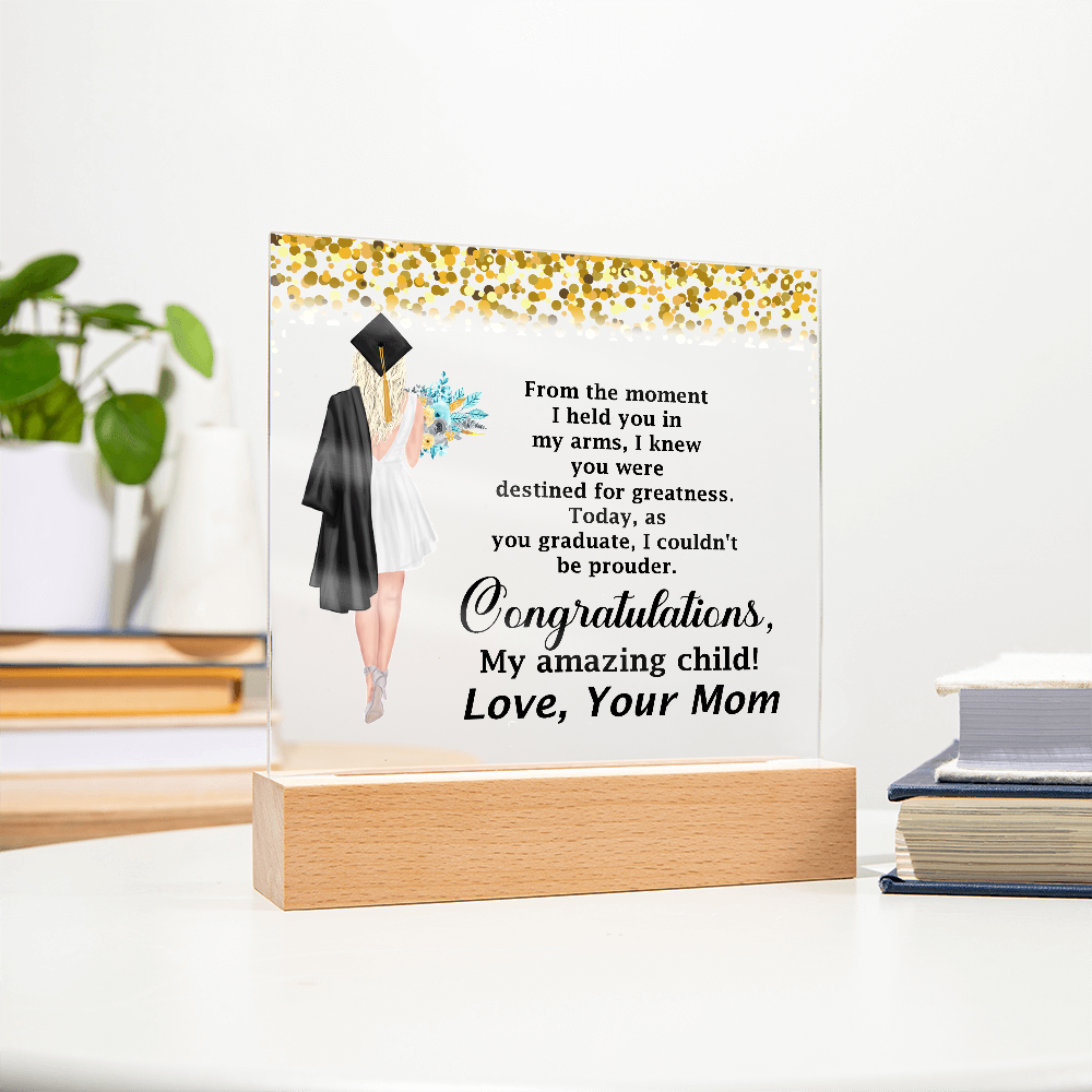 Celebrate Graduation in Style - Amazing Printed Acrylic Plaque Gift for Grads