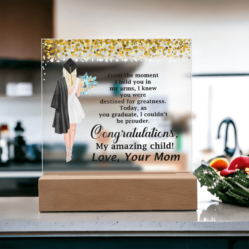 Celebrate Graduation in Style - Amazing Printed Acrylic Plaque Gift for Grads