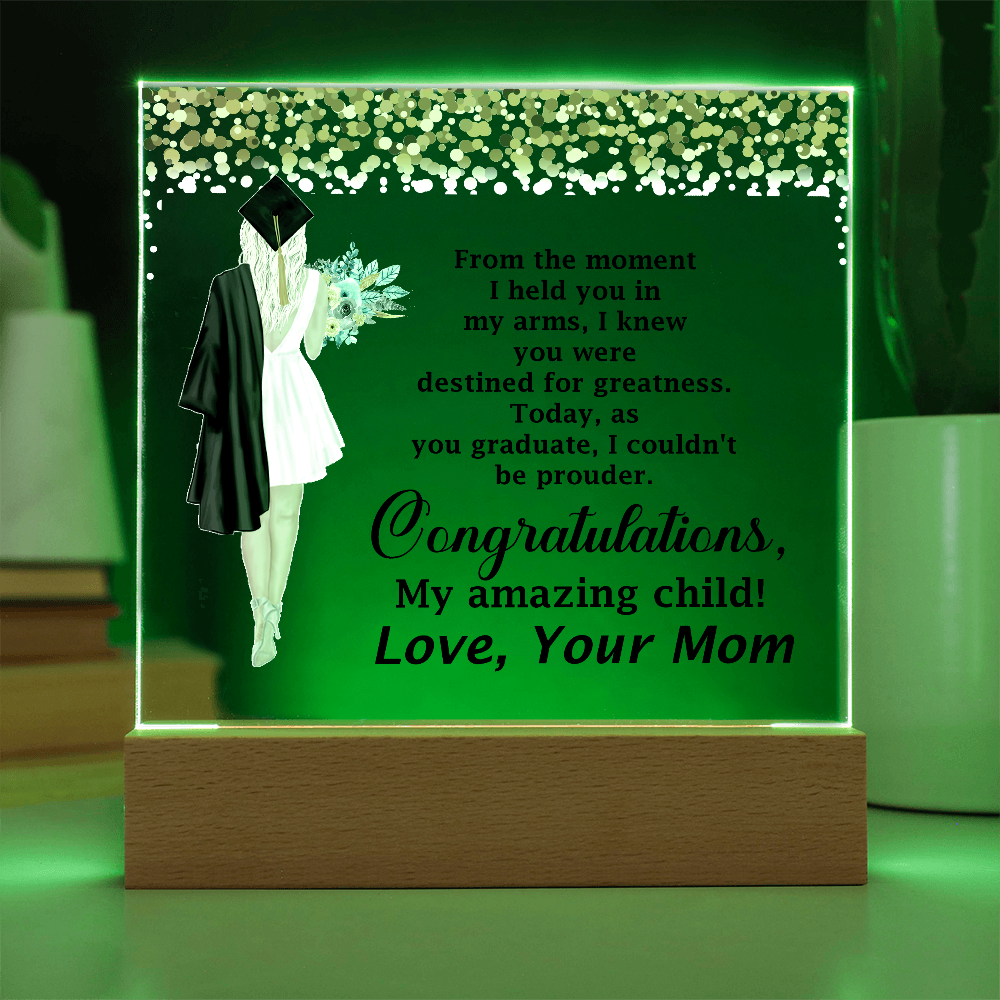 Celebrate Graduation in Style - Amazing Printed Acrylic Plaque Gift for Grads