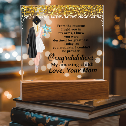 Celebrate Graduation in Style - Amazing Printed Acrylic Plaque Gift for Grads