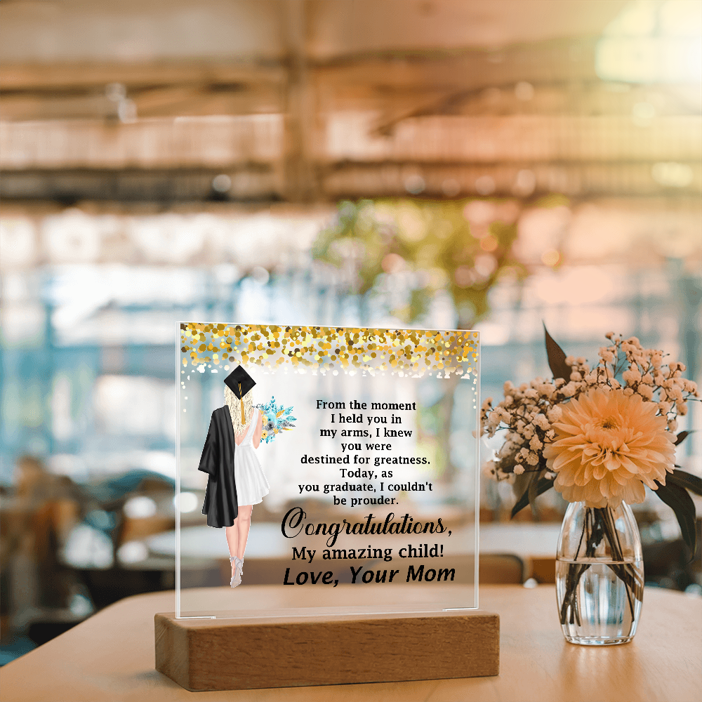Celebrate Graduation in Style - Amazing Printed Acrylic Plaque Gift for Grads