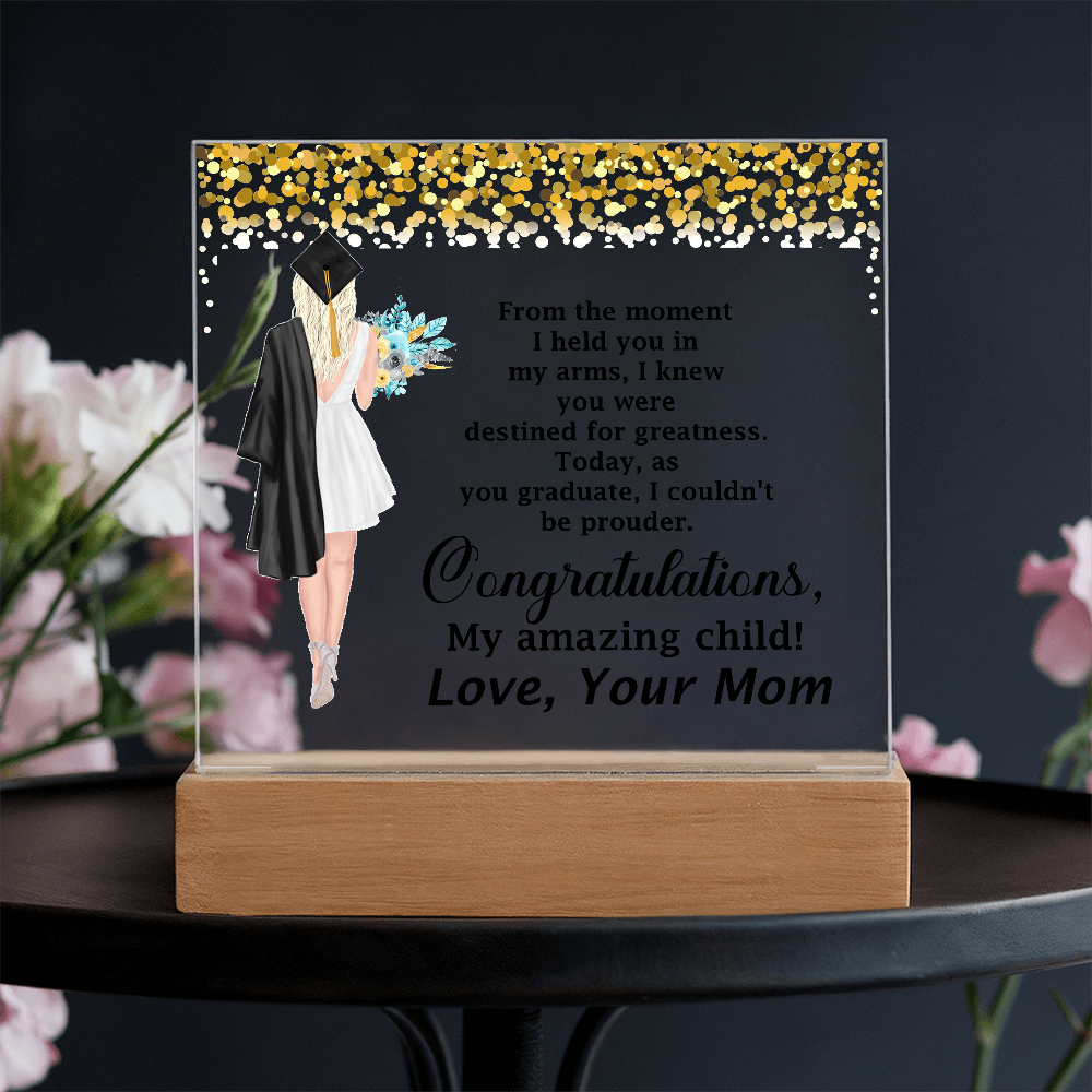 Celebrate Graduation in Style - Amazing Printed Acrylic Plaque Gift for Grads