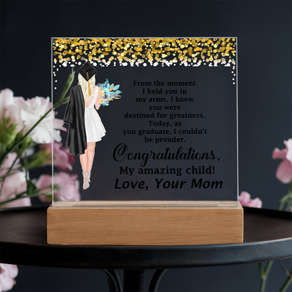 Celebrate Graduation in Style - Amazing Printed Acrylic Plaque Gift for Grads